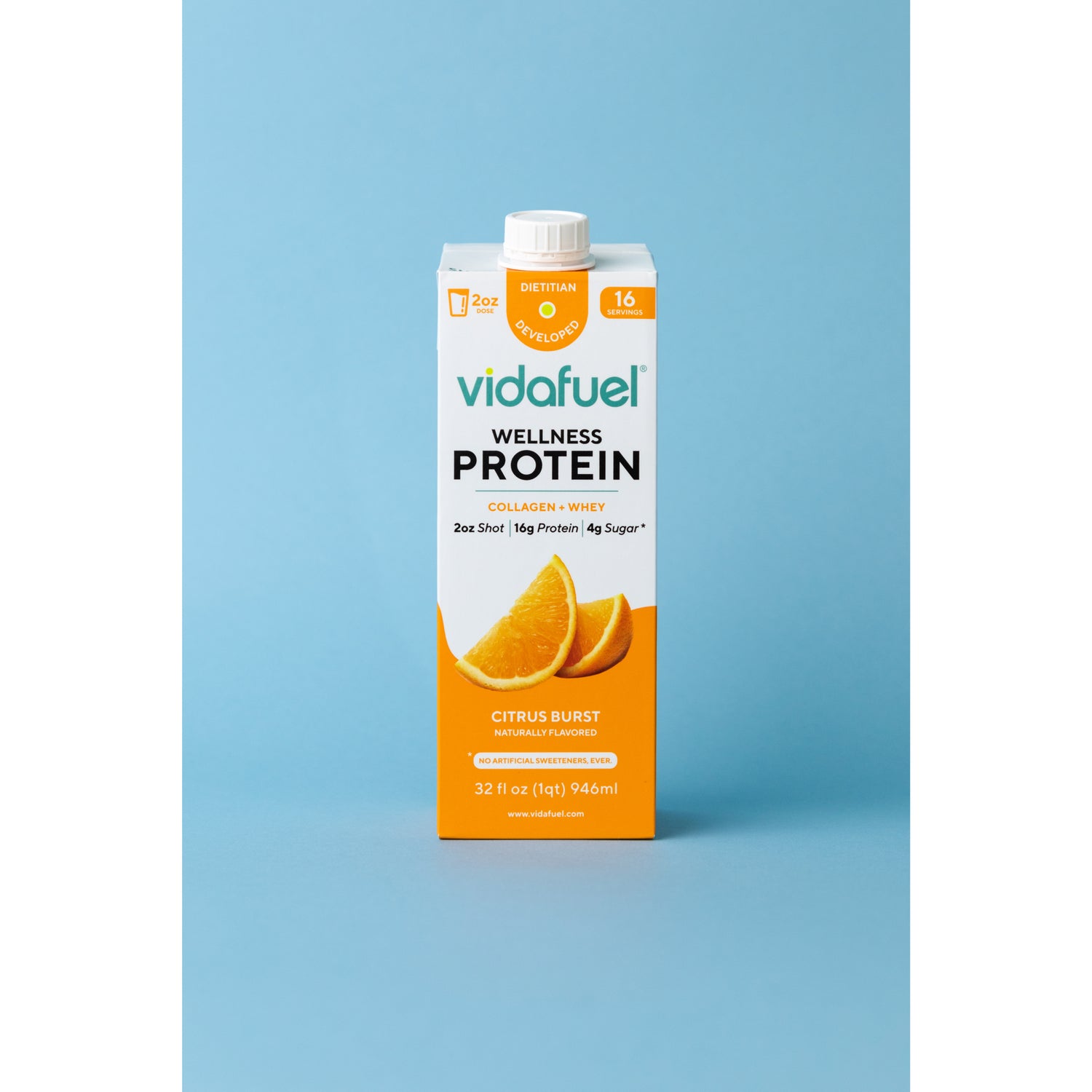 Wellness Protein Drink Citrus Burst front
