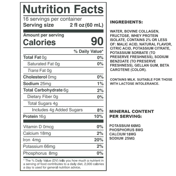 Nutrition facts