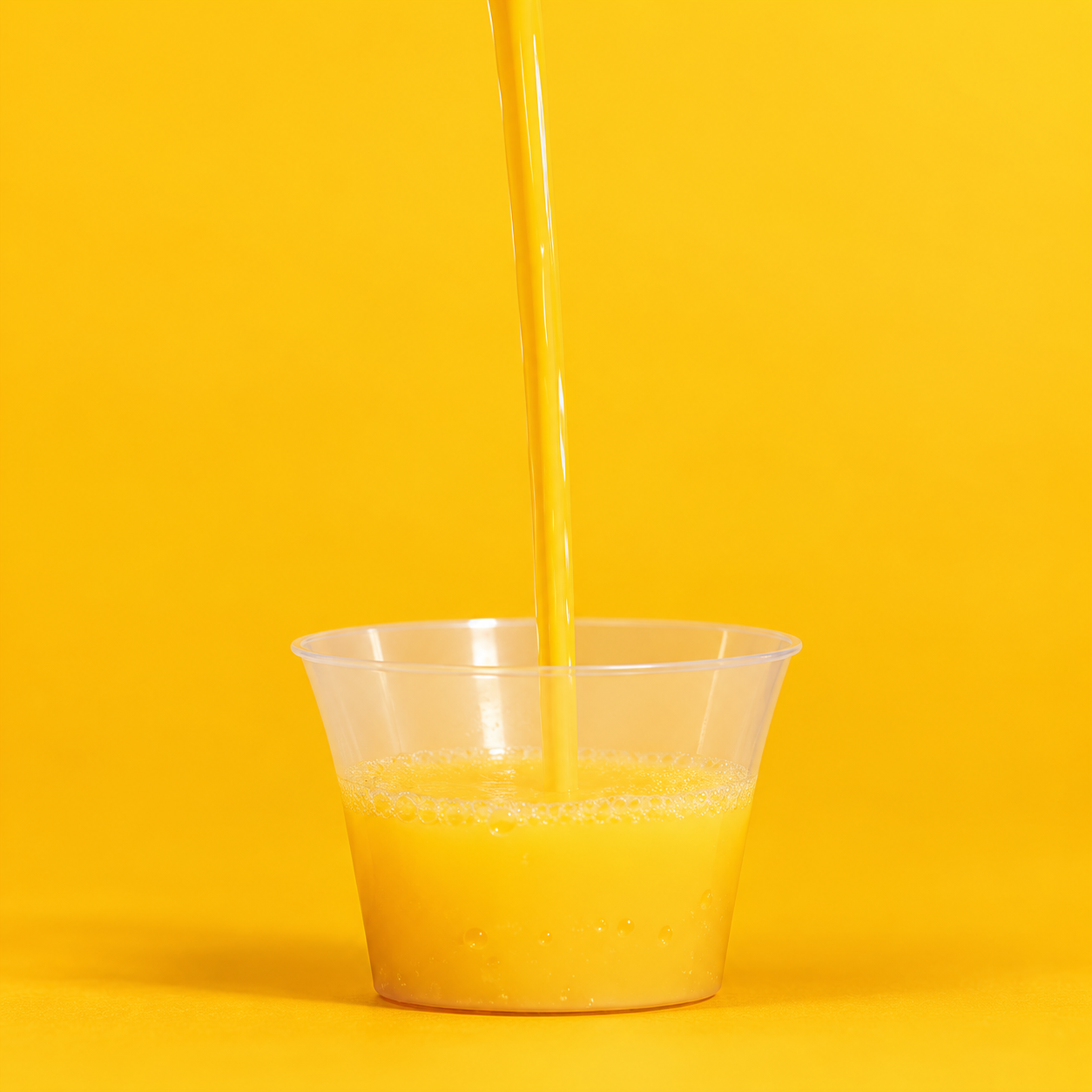 VidaFuel Wellness Protein poured into a 2oz shot glass